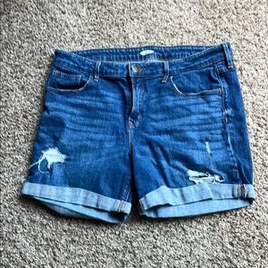 Blue Denim Women's Shorts
